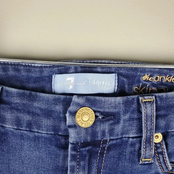 7 For All Mankind B(Air) Denim The Ankle Skinny 27 - Picture 6 of 12